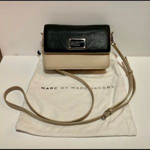 SOLD—Marc Jacobs Colorblock Black Ivory Crossbody